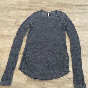 Lululemon cabin yogi long sleeve pullover navy blue NWOT